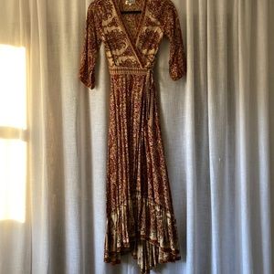 Arnhem clothing boho wrap maxi dress